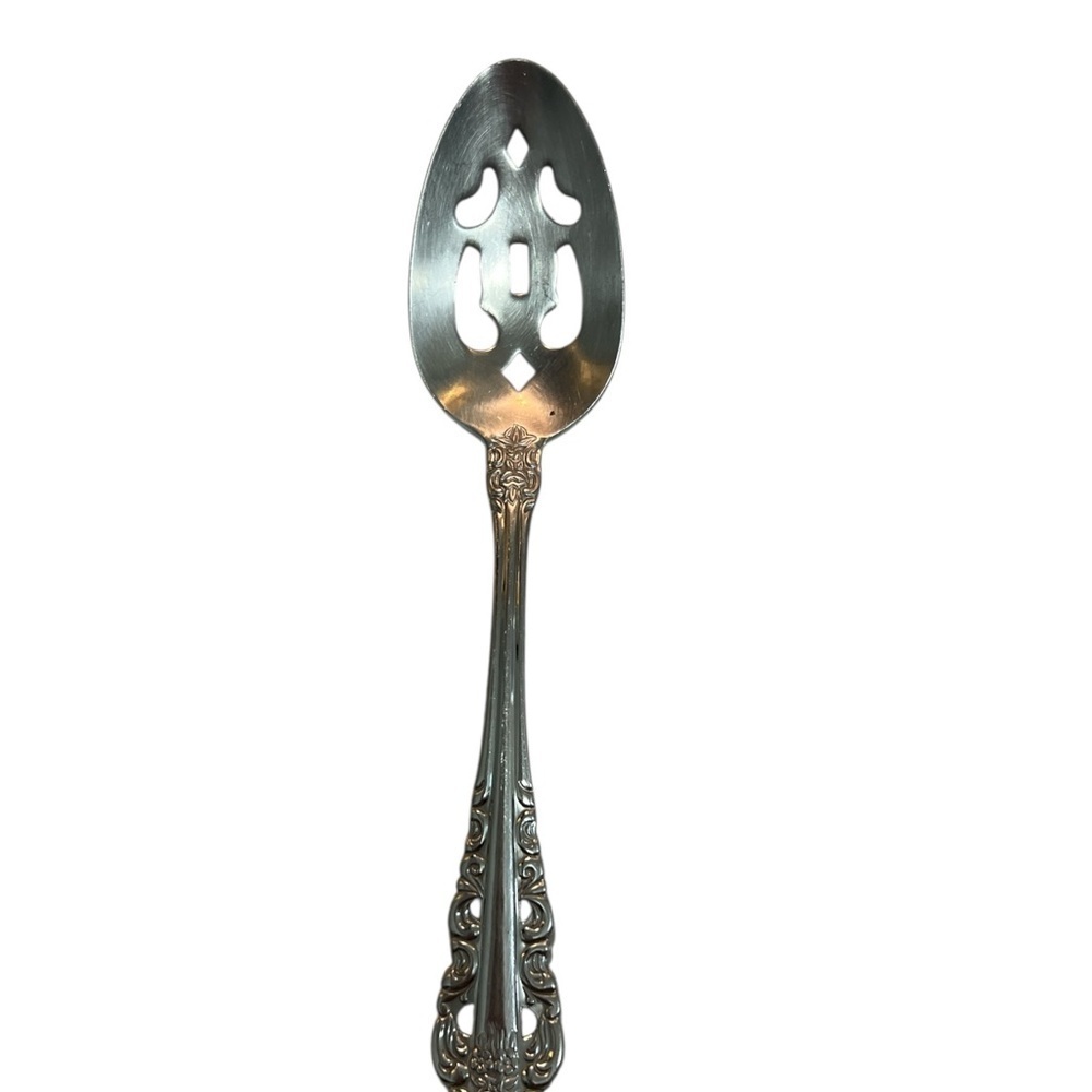 Wallace Silver Serving Spoon Slotted